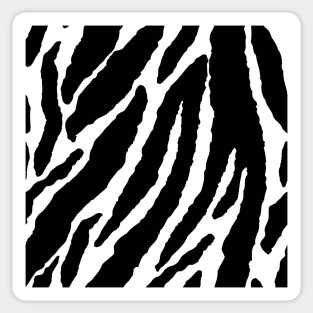 zebra fur animal print pattern Sticker